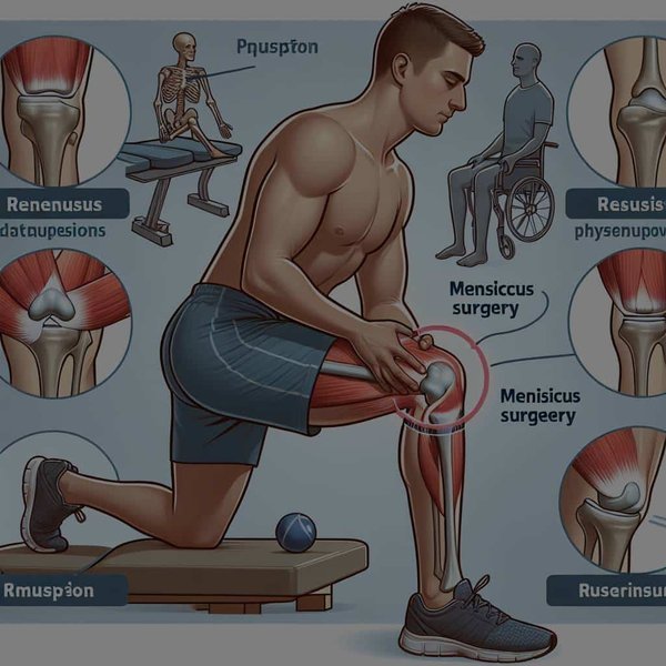 Quels exercices de rééducation recommande-t-on après une chirurgie du ménisque?